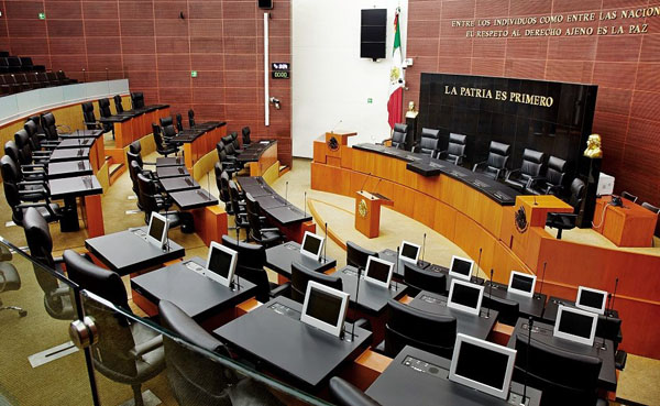 Зал заседаний Сената Республики Мексика